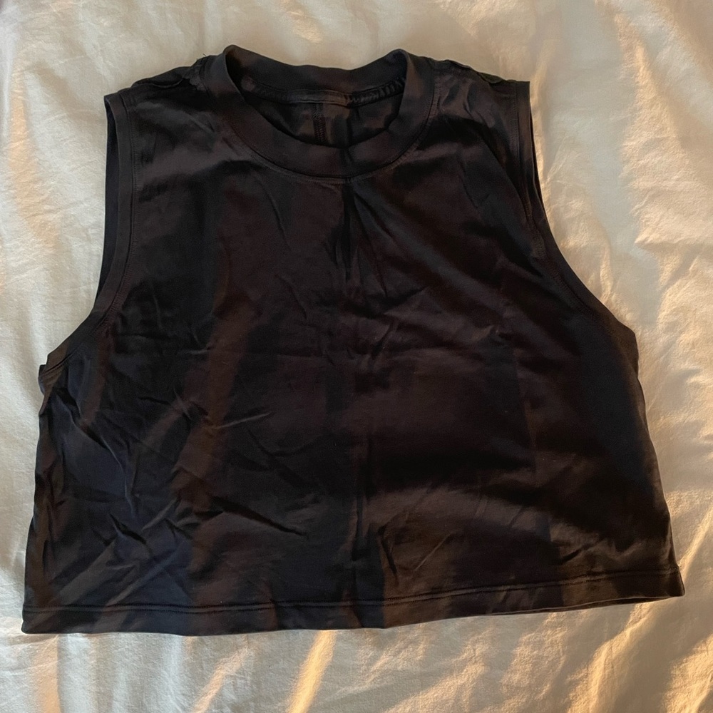Lululemon All Yours Cropped Cotton Tank Top